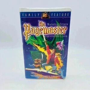 Fox Video's The Pagemaster 1995 VHS Tape #8641